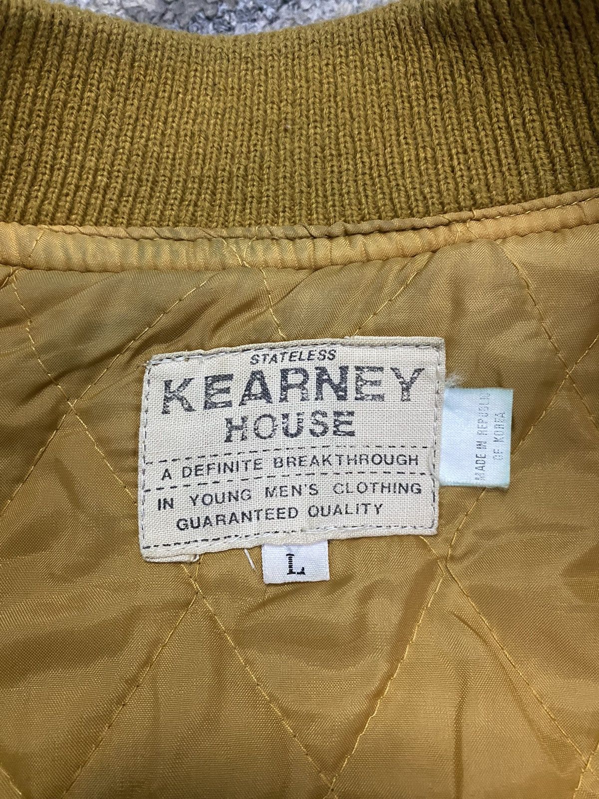 Vintage Vintage Kearney House Varsity Jacket Leather Sleeve Size US L / EU 52-54 / 3 - 5 Thumbnail