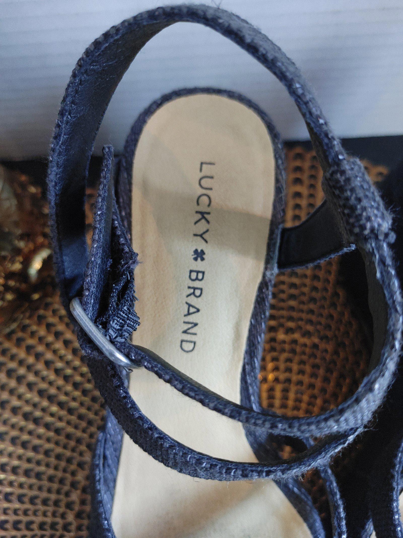 Lucky Brand Lucky Brand Carlisha Wedge Sandals Size 7.5M Size US 7.5 / IT 37.5 - 8 Thumbnail