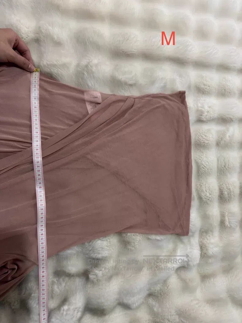 Saint Laurent Paris Saint Laurent Paris Crinkled Deep V Chiffon Underlayer Shi Size US M / EU 48-50 / 2 - 8 Thumbnail