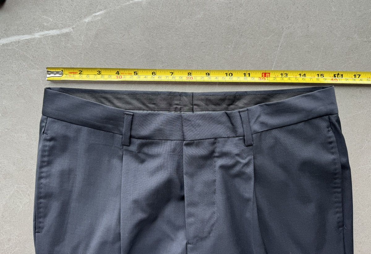 Valentino Valentino France Made in ITALY Men Tailor Fit Dark Navy Suit Size 44S - 16 Thumbnail
