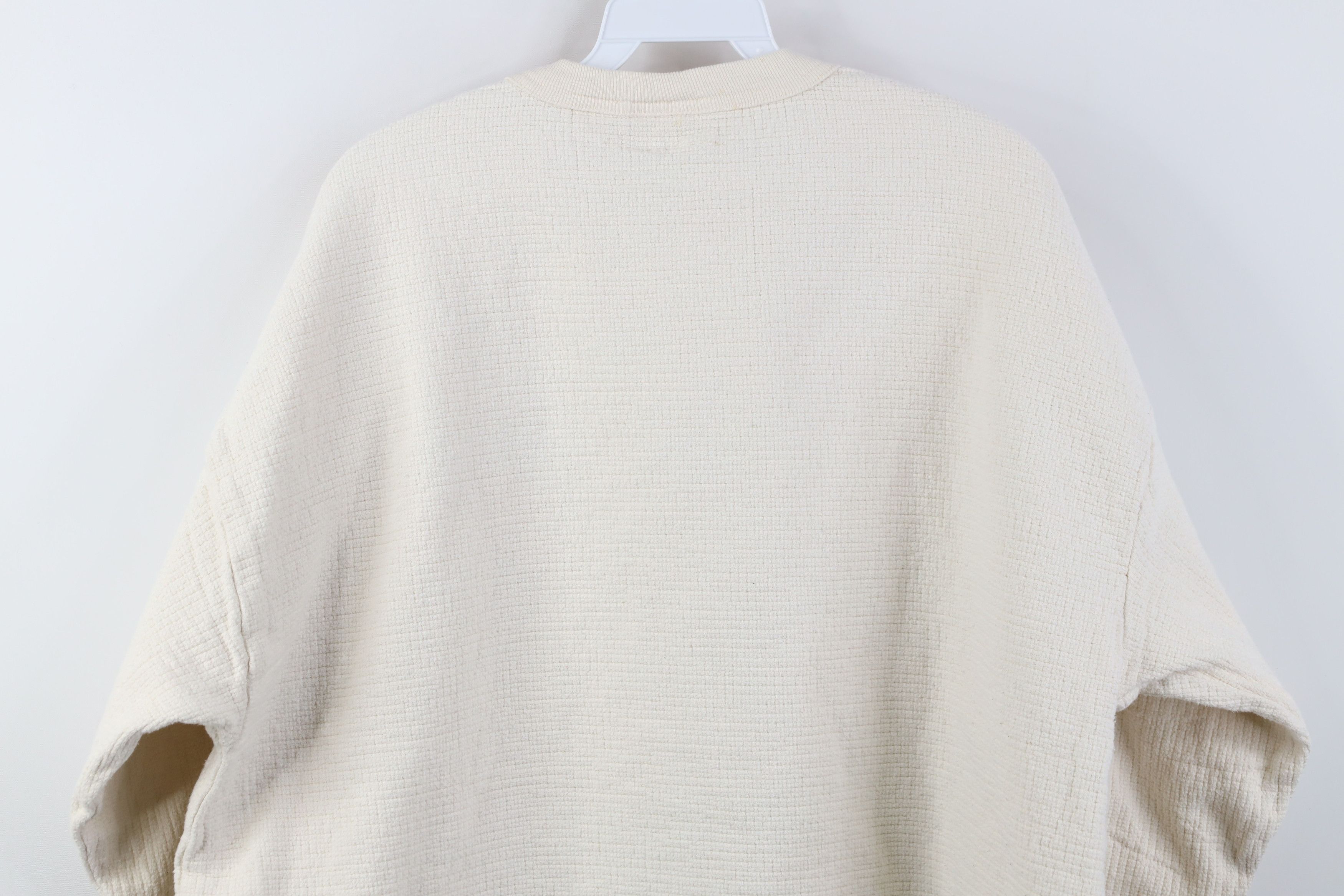 Vintage Vintage 90s Streetwear Teddy Bear Thermal Knit Sweater Size XL / US 12-14 / IT 48-50 - 14 Thumbnail