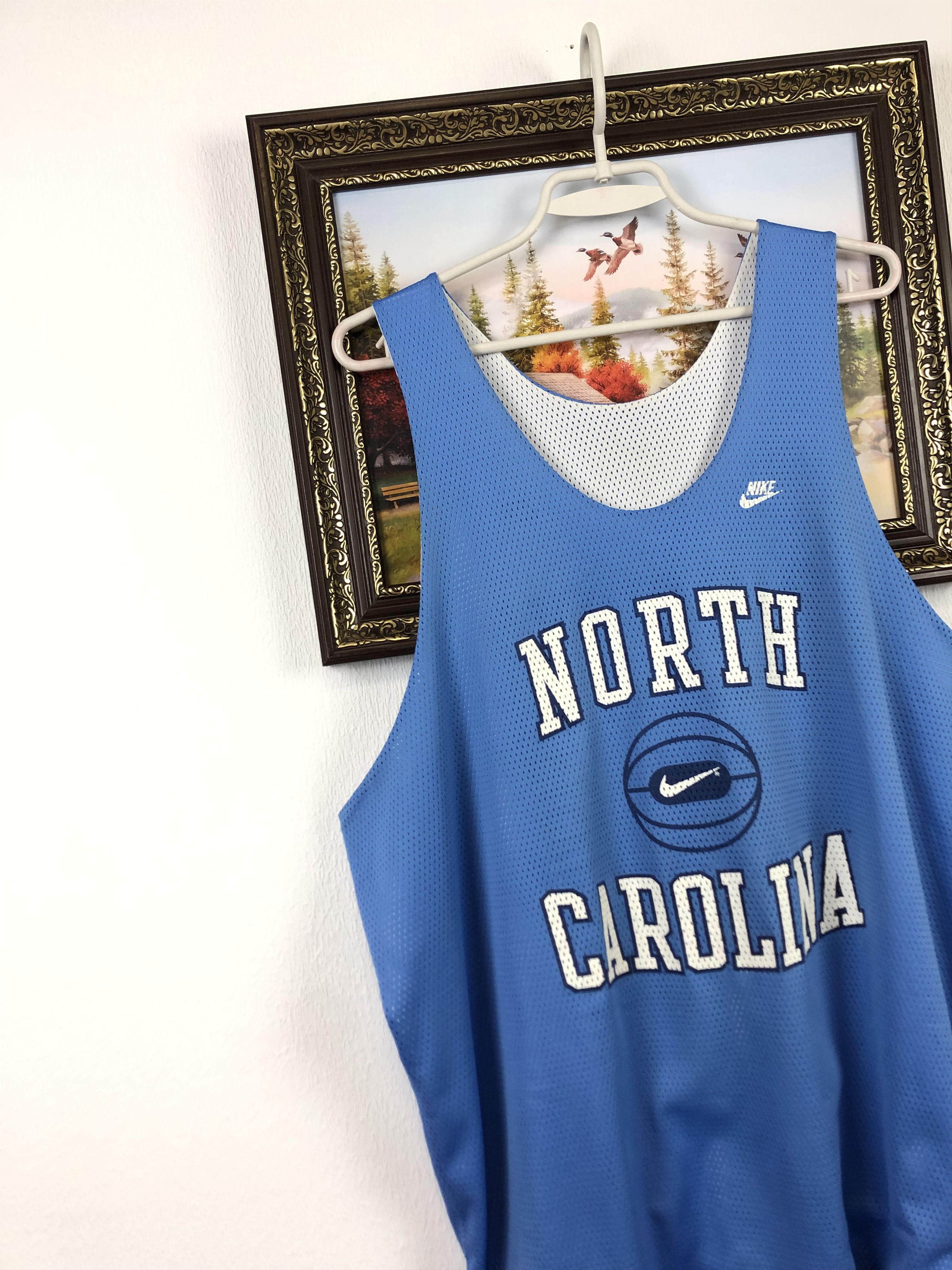 Nike × Vintage Vintage NCAA North Carolina Double Sided Jersey Shirt Rare Size US XXL / EU 58 / 5 - 3 Thumbnail