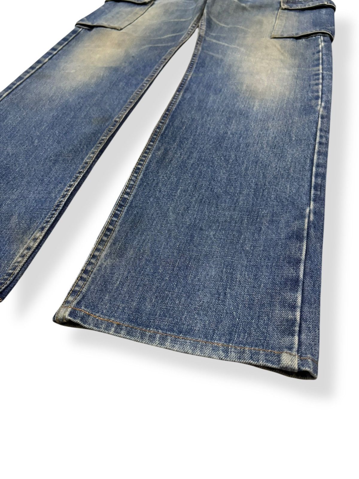 Spellbound Vintage Japanese Brand Spellbound Mud Wash Cargo Jeans Size US 33 - 8 Thumbnail