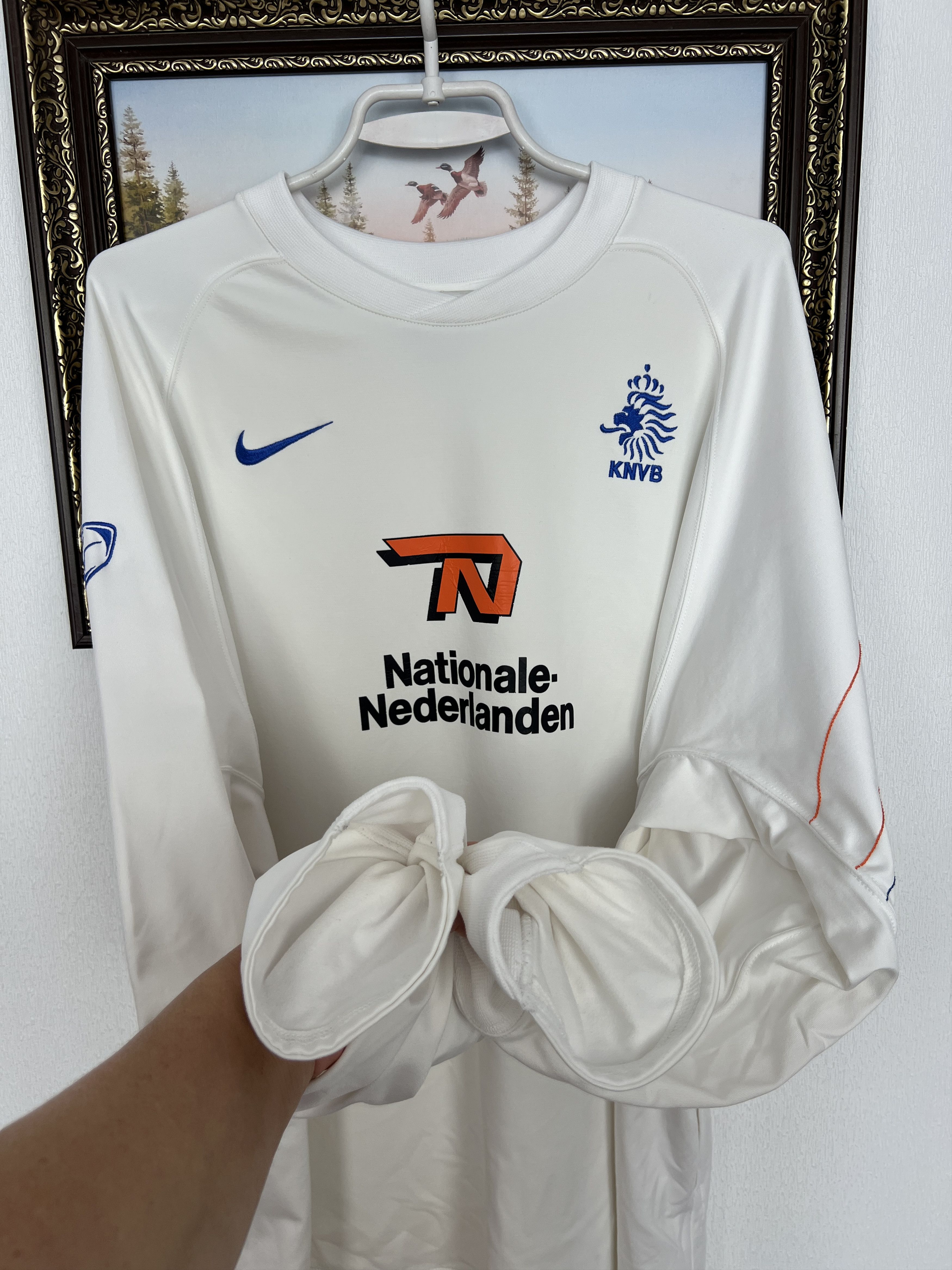 Nike Vintage Nike Netherlands Holland Football Train Sweatshirt Size US XL / EU 56 / 4 - 6 Thumbnail