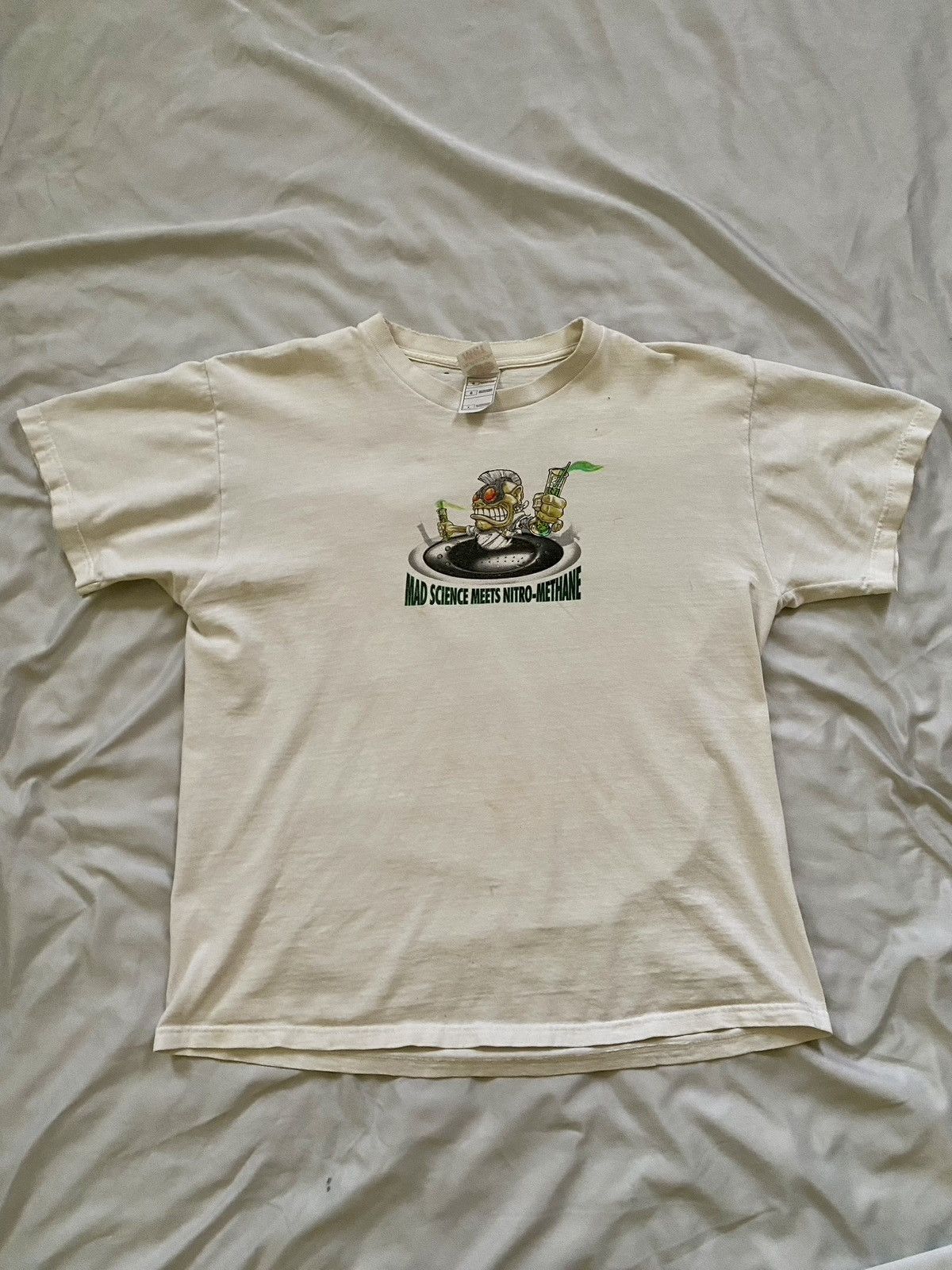 Fruit Of The Loom Vintage Scotty Cannon “Mad Science Meets Nitro Methane” Tee Size US L / EU 52-54 / 3 - 2 Thumbnail
