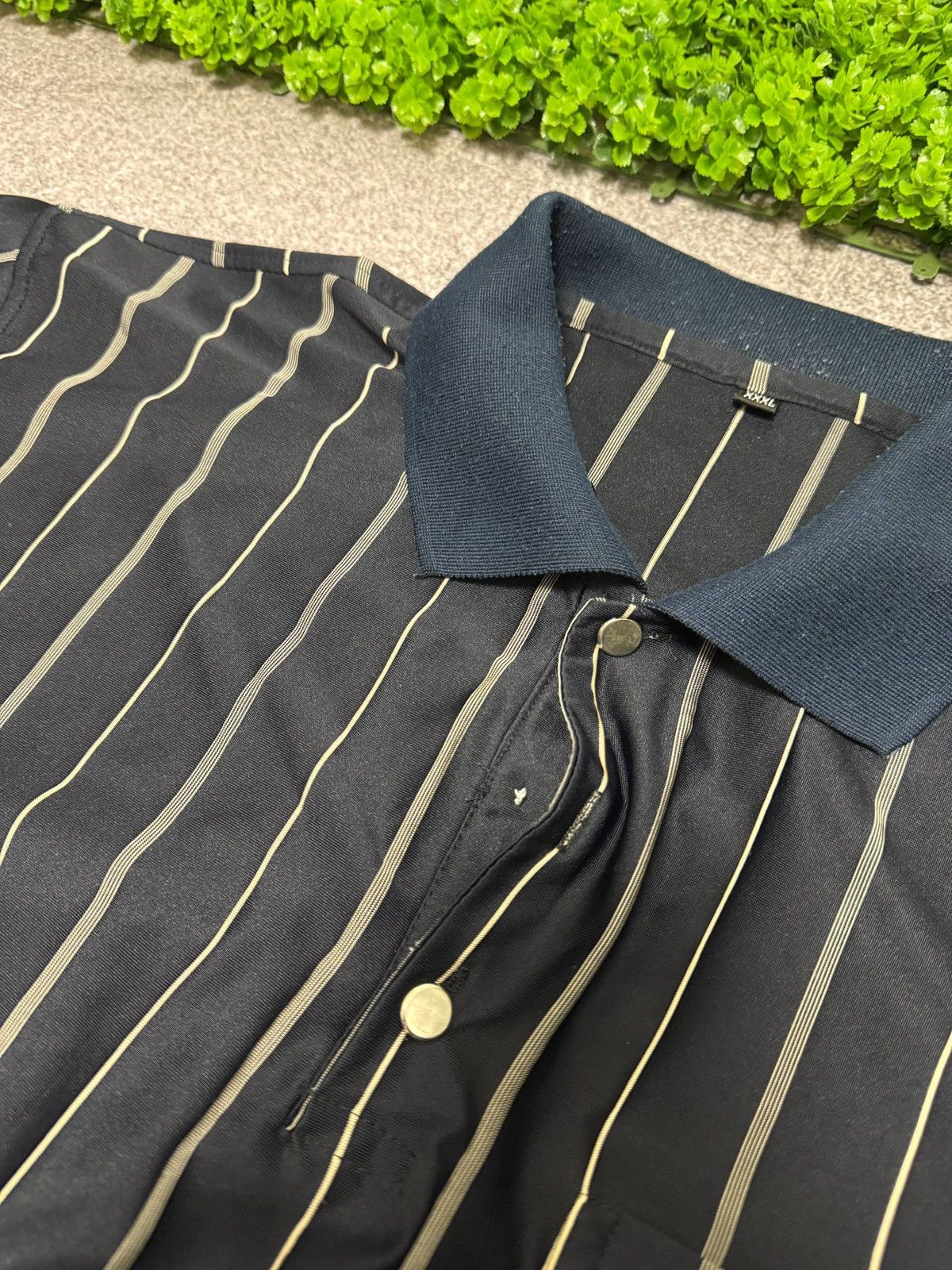 Yves Saint Laurent Vintage Yves Saint Laurent YSL Silk Polo Shirt Size US XL / EU 56 / 4 - 8 Thumbnail