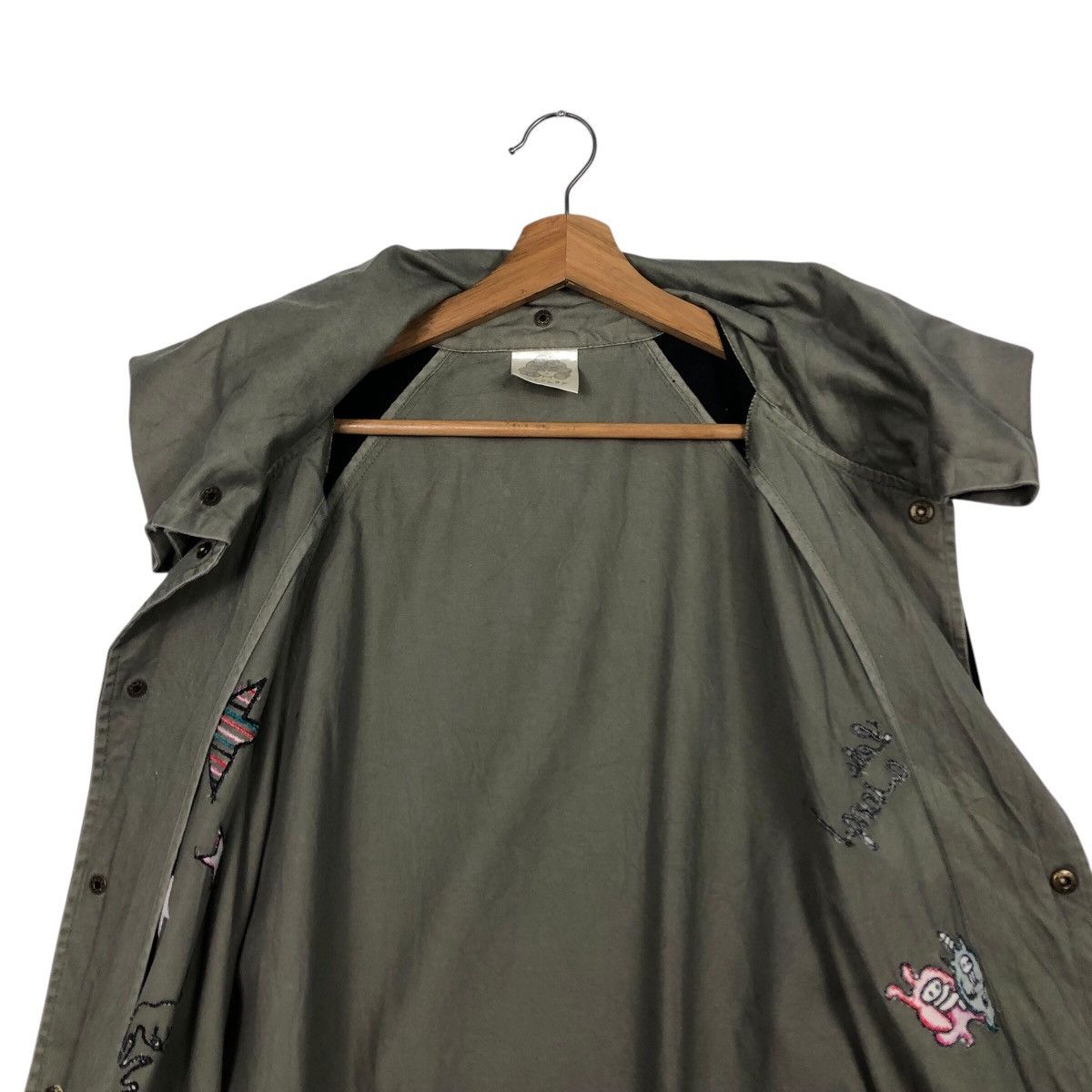 Japanese Brand × Vintage 📌Vintage Bomber Jacket Hoodie Scolar Big Logo Size US M / EU 48-50 / 2 - 15 Thumbnail