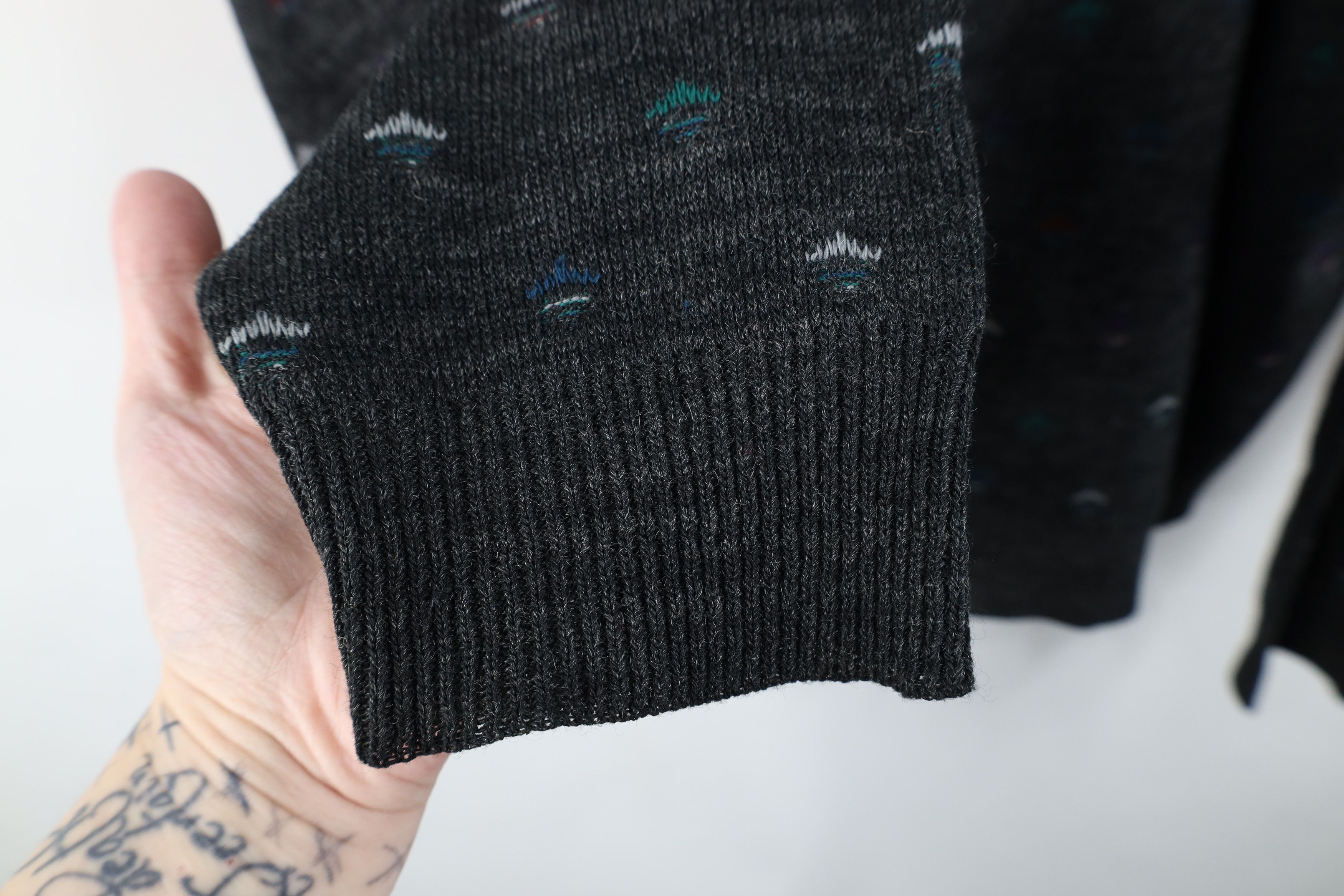 Vintage Vintage 90s Streetwear Wool Blend Knit Crewneck Sweater Size XL / US 12-14 / IT 48-50 - 6 Thumbnail