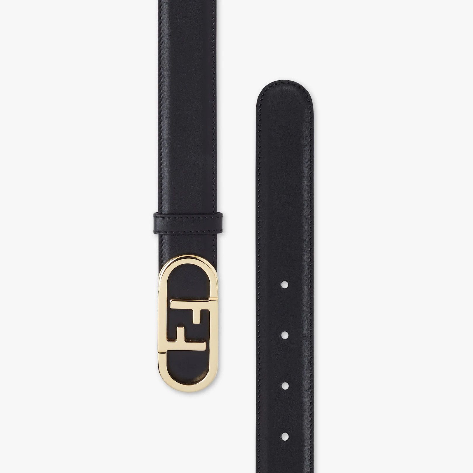 Fendi o1w1db10225 Size: 85 / O’Lock Belt in Black Size ONE SIZE - 2 Thumbnail