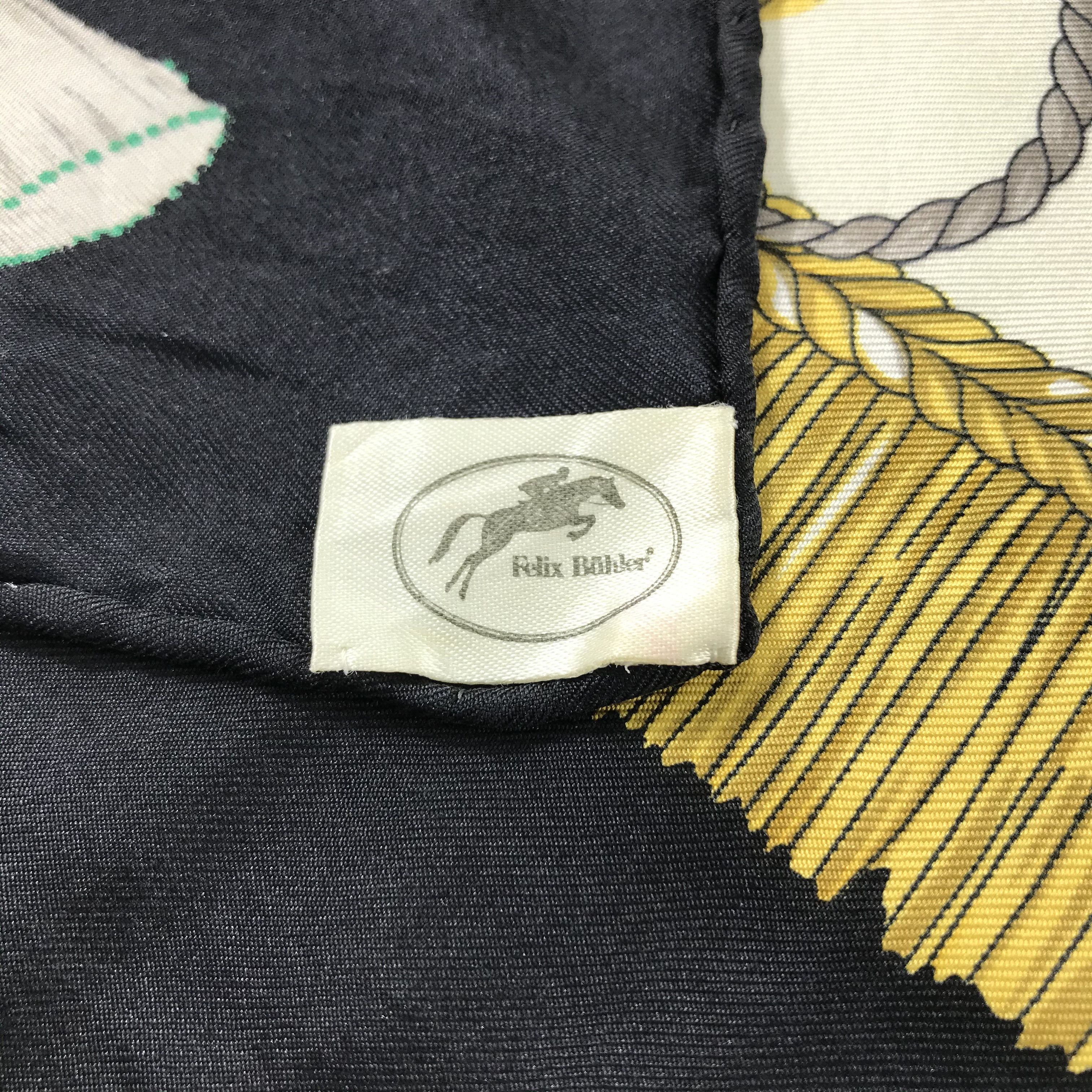 Vintage Vintage Felix Buhler Silk Scarf Size ONE SIZE - 5 Thumbnail
