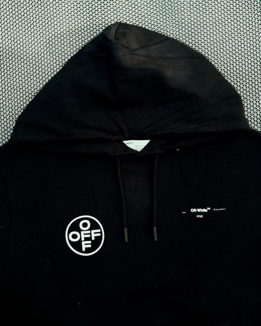 Off-White OFF-WHITE DIAG STENCIL HOODIE SS19 Size US L / EU 52-54 / 3 - 3 Thumbnail