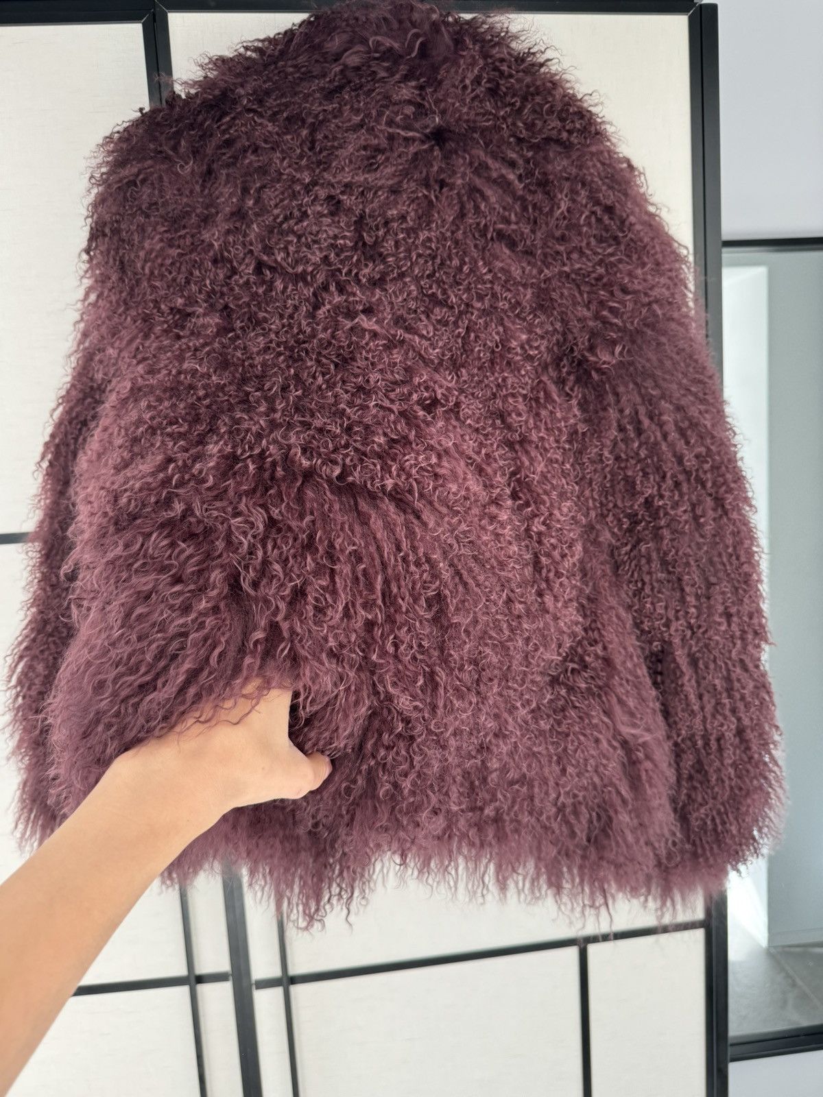 Other Burgundy Mongolian Jacket Size M / US 6-8 / IT 42-44 - 8 Thumbnail