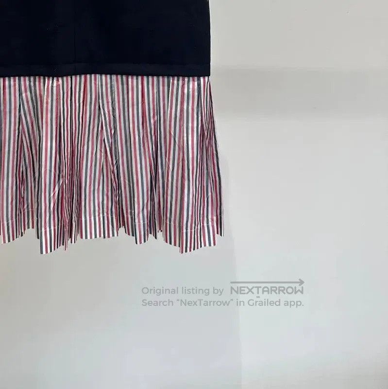 Thom Browne Thom Browne Black Striped Mid-Length Skirt . Size 23" - 3 Thumbnail