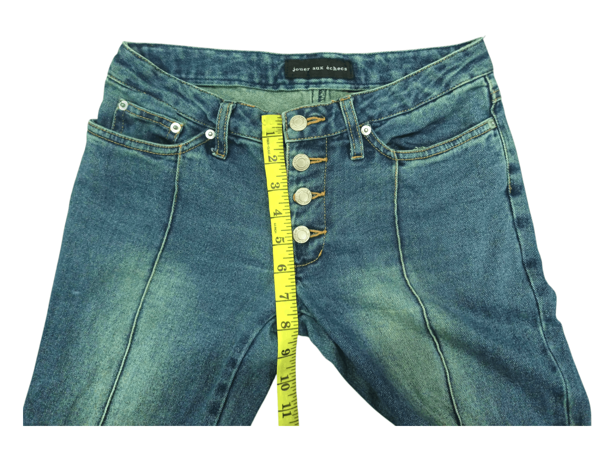 Jouex Aux Echecs Lace Up Mud Mad Flared Jeans