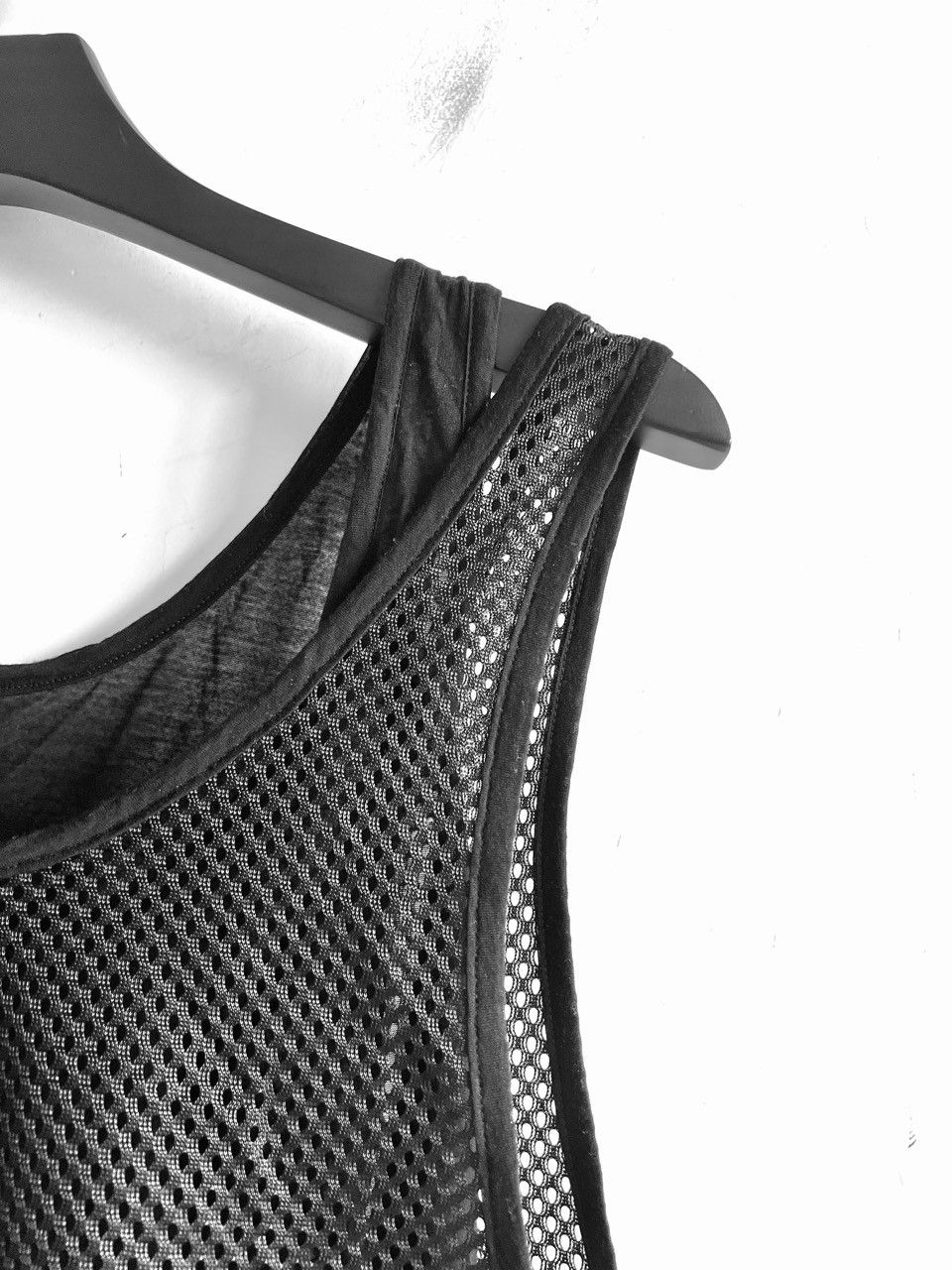Limi Feu Yohji Yamamoto LIMI feu - Double Layered Sheer Mesh Vest top Size S / US 4 / IT 40 - 5 Thumbnail