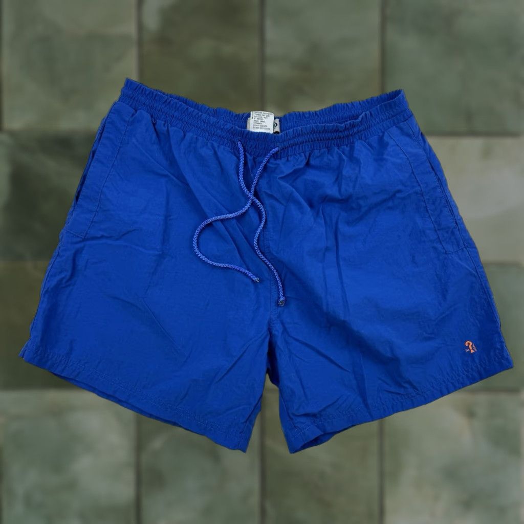 Guess VINTAGE GUESS Swim Trunks Adult 2XL Blue 90s Y2K Hipster Mens Size US 39 - 1 Thumbnail