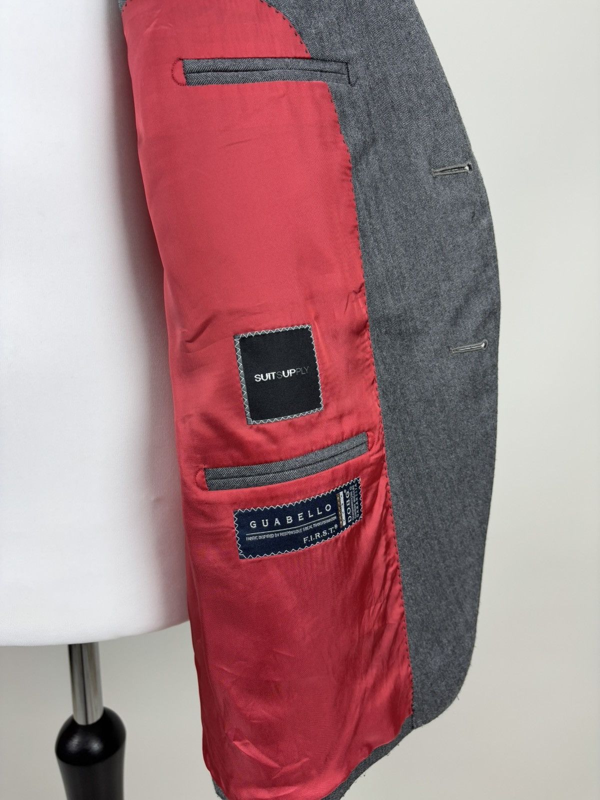 Suitsupply Mens blazer Suitsupply Size 50S Color Gray Size 50S - 12 Thumbnail