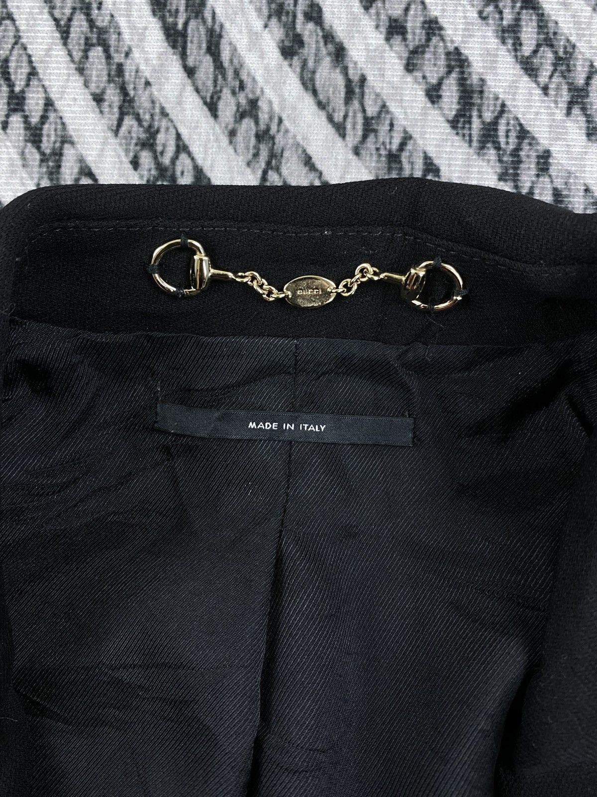 Gucci 🔥STEALS Gucci Italy Single Button Wool Blazer Jacket Size S / US 4 / IT 40 - 9 Thumbnail