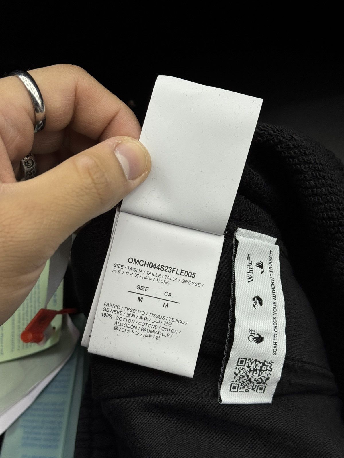 Off-White OFF-WHITE Wave Off Skate Sweatpants Black Size US 32 / EU 48 - 8 Thumbnail