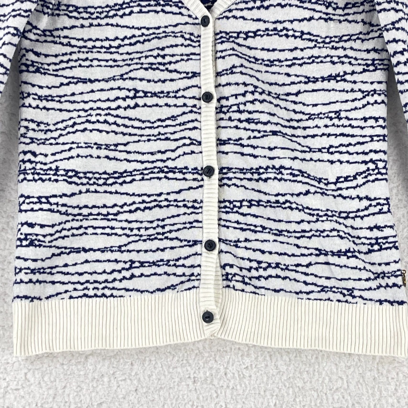 Maison Scotch Maison Scotch Cardigan Sweater Womens Petite Size PP White Knit Long Sleeve Casual Size XXS / US 00 / IT 34 - 5 Thumbnail