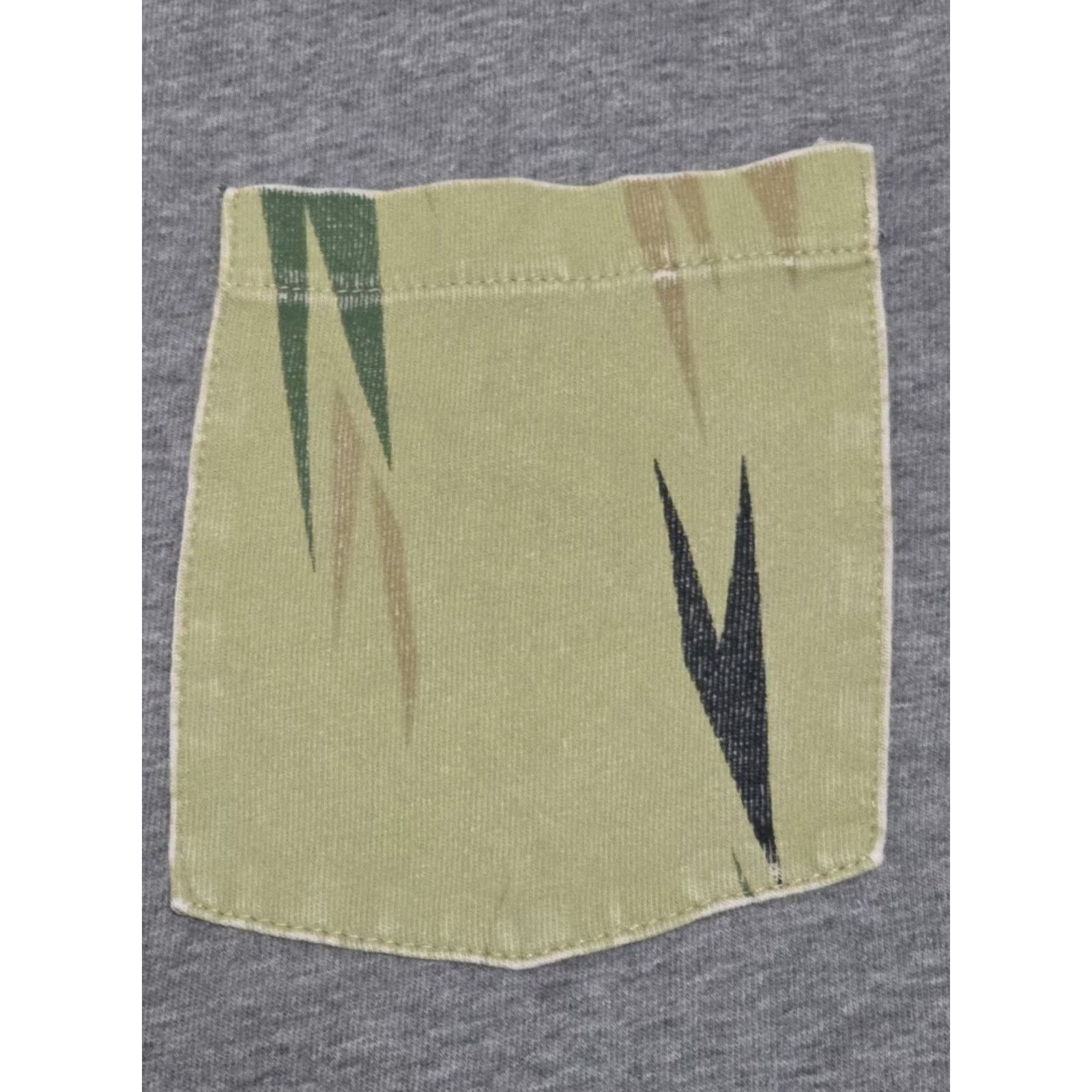 The Hundreds The Hundreds Brand Heather Gray Pocket Short Sleeve Tshirt M Crew Neck Men Size US M / EU 48-50 / 2 - 5 Thumbnail