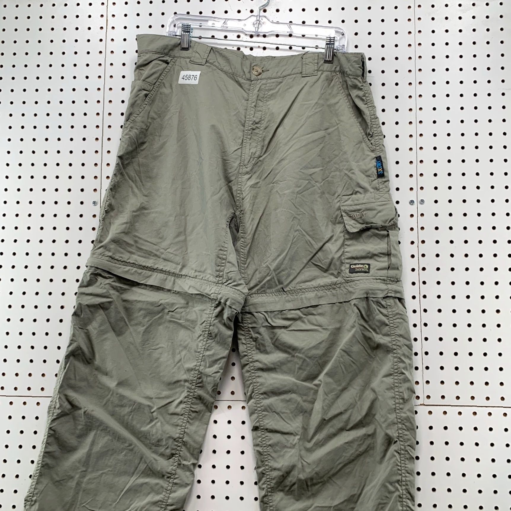 Olive Guide Series Mens 38 Olive Green Nylon Outdoor 3XDRY Convertible Cargo Pants Shirts? Size US 38 / EU 54 - 2 Thumbnail
