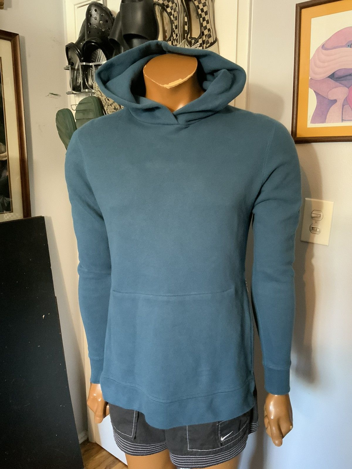 John Elliott John Elliott Terry Fleece Villain Side Zip Pullover Hoodie Size US L / EU 52-54 / 3 - 10 Thumbnail