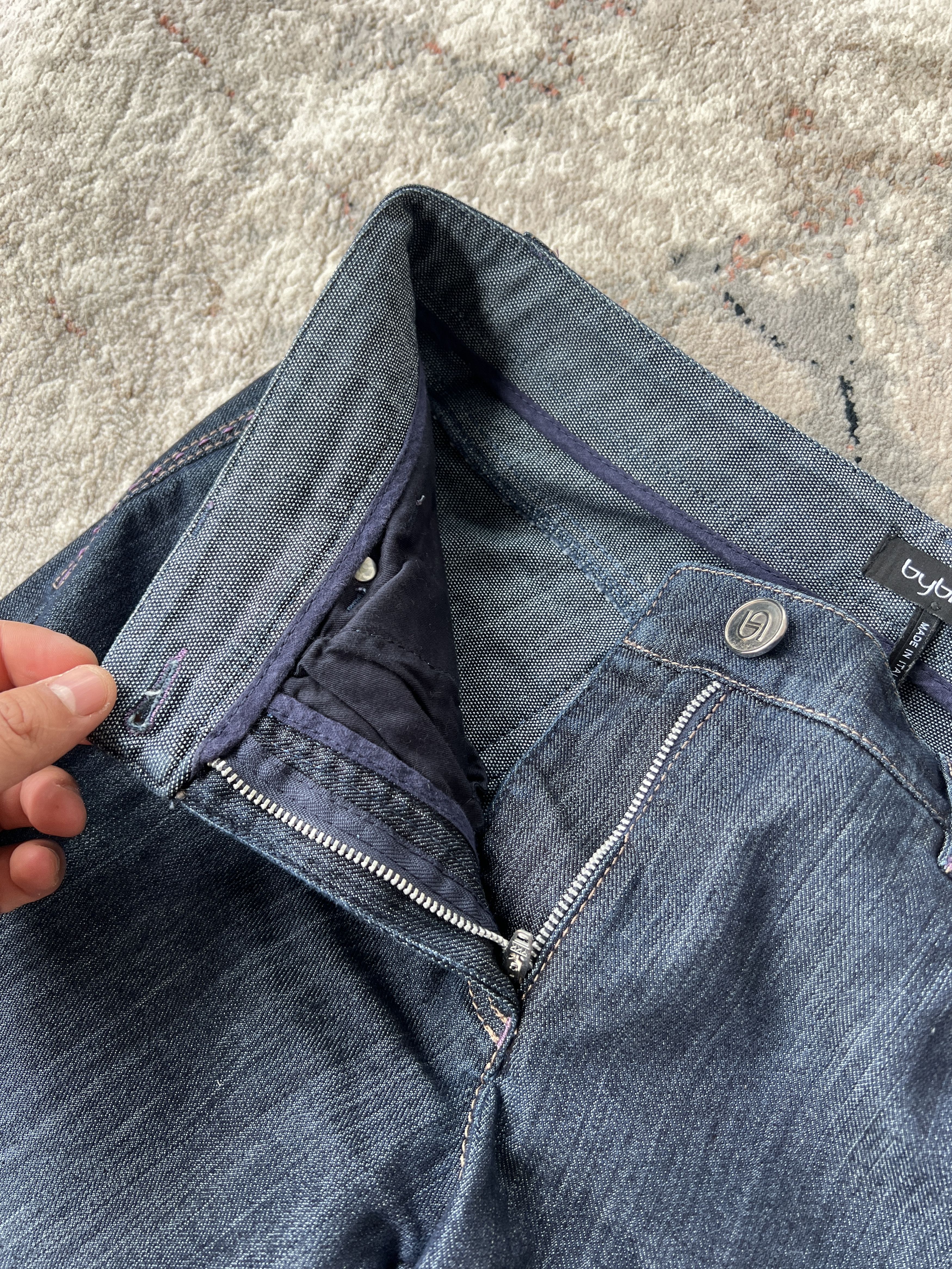 Byblos Byblos Denim Pants Size 30" / US 8 / IT 44 - 4 Thumbnail