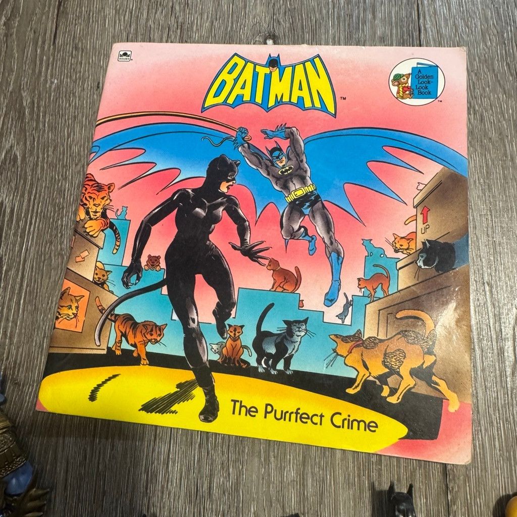 DC Comics Vintage 90s Batman and Robin Action Figures and Book Bundle Size ONE SIZE - 2 Thumbnail