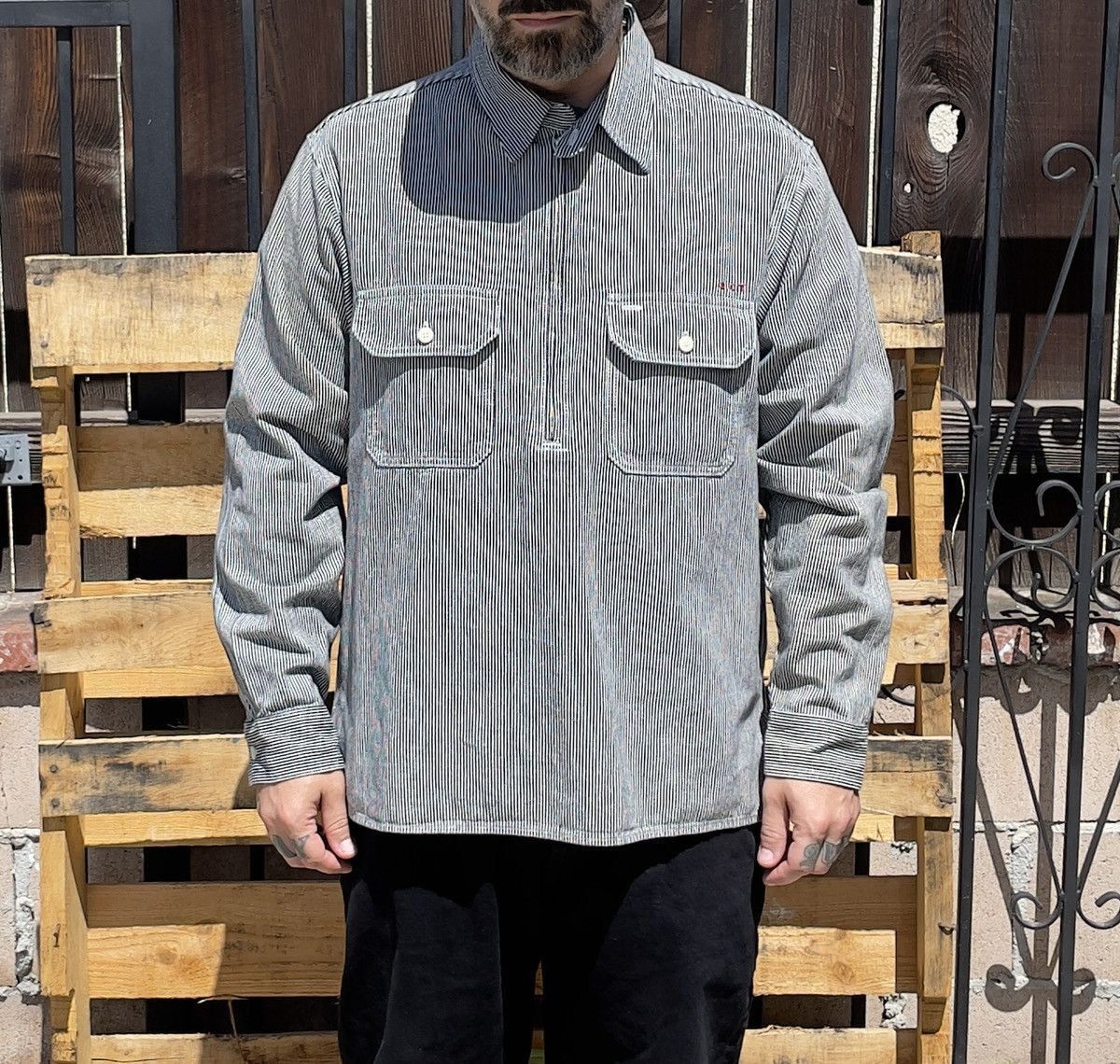 Visvim Visvim ICT Overpass Shirt P.O. L/S Size US M / EU 48-50 / 2 - 11 Thumbnail
