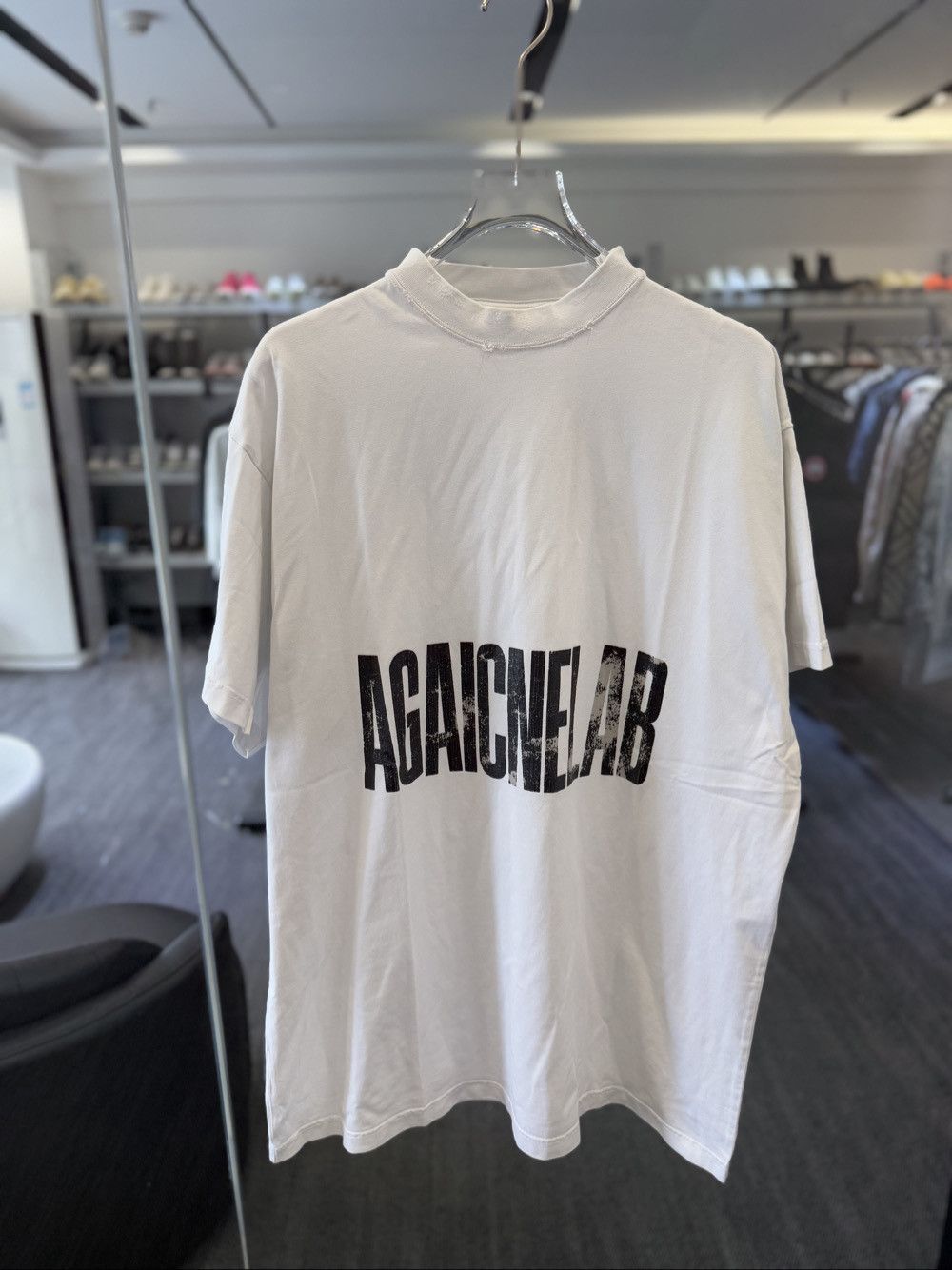 Balenciaga Balenciaga AGAICNELAB Logo T-Shirt Size M Size US M / EU 48-50 / 2 - 1 Thumbnail