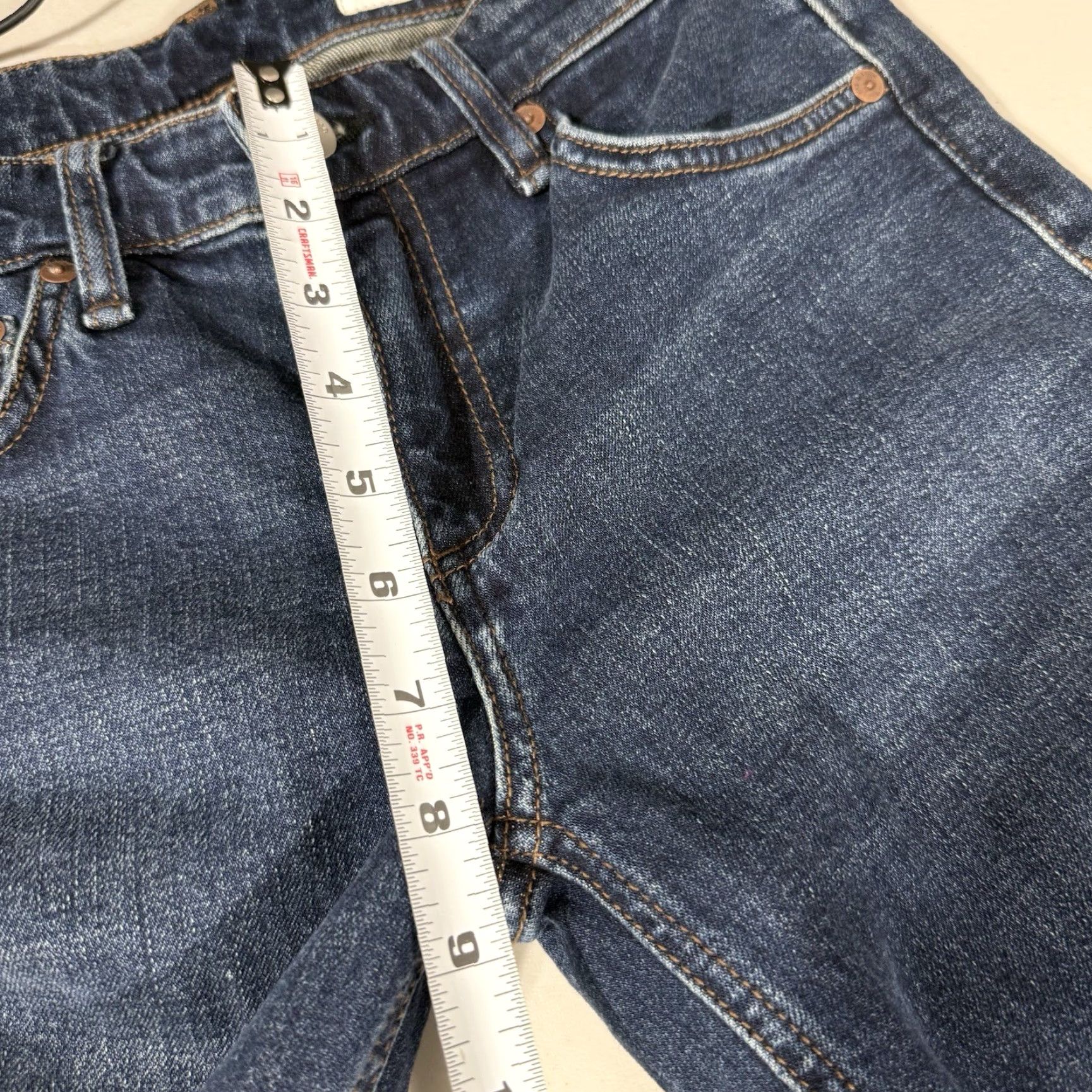 Rag & Bone rag & bone Cate Jeans Womens Skinny Mid Blue 5-Pocket Denim Regular Size 24 Size 42" / US 20 - 3 Thumbnail