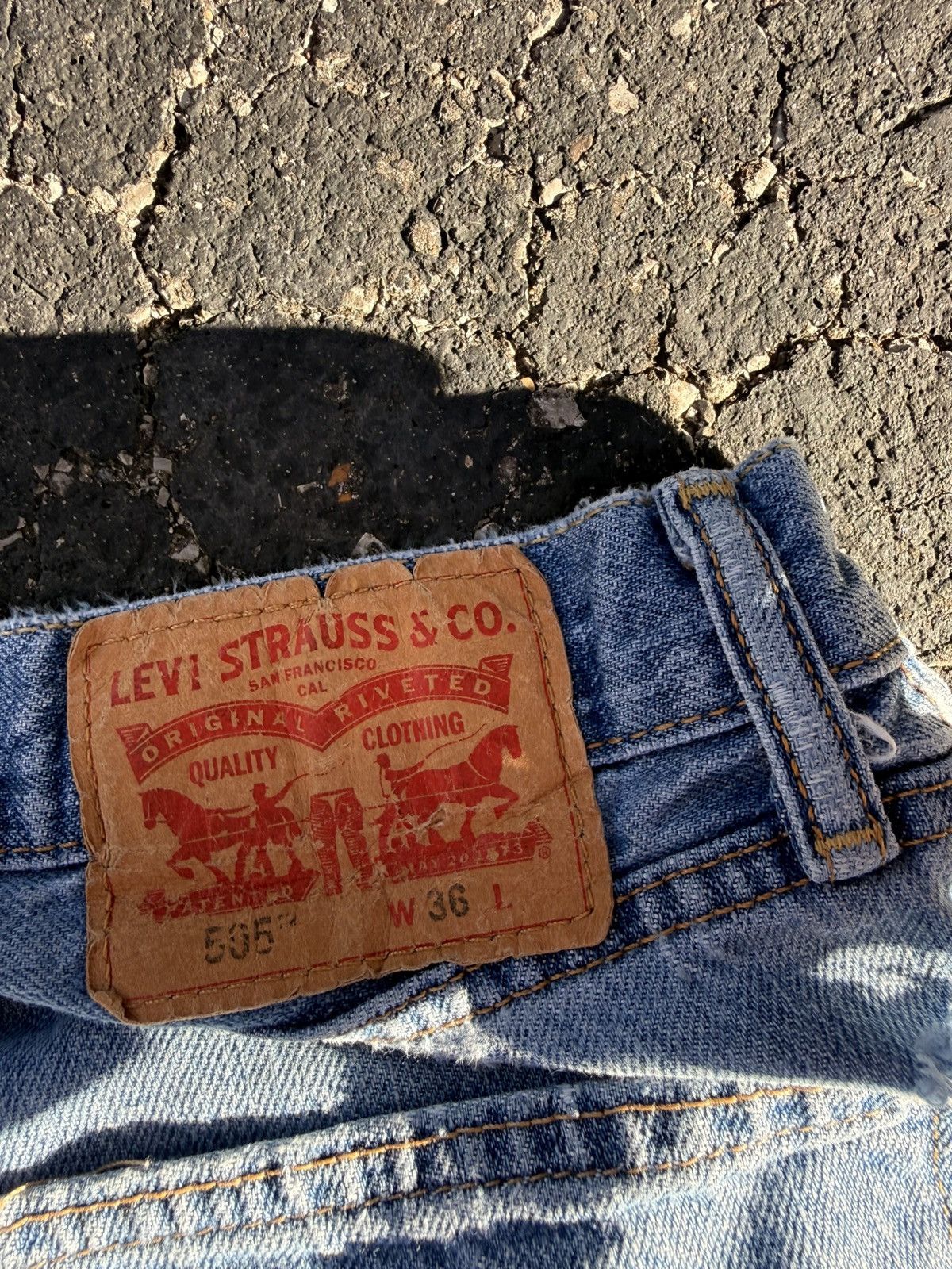 Levi's Vintage Clothing Vintage Levi’s Distressed Denim Size US 36 / EU 52 - 3 Thumbnail