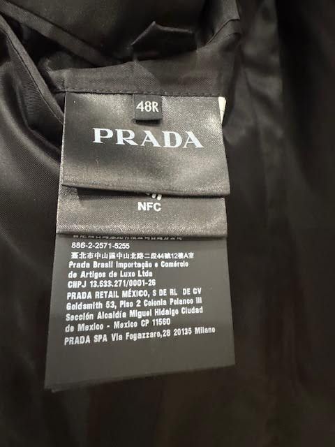 Prada Prada single breasted black suit with satin lapel Size 48R - 20 Thumbnail
