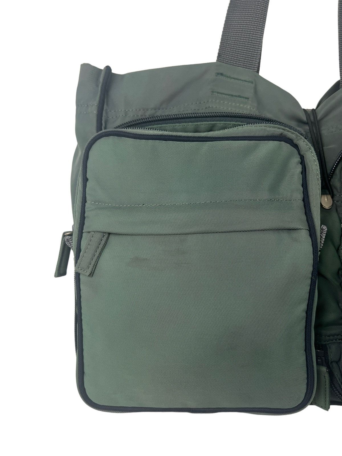 Issey Miyake AW2000 Issey Miyake Teal Convertible Tactical Tote Bag Size ONE SIZE - 3 Thumbnail