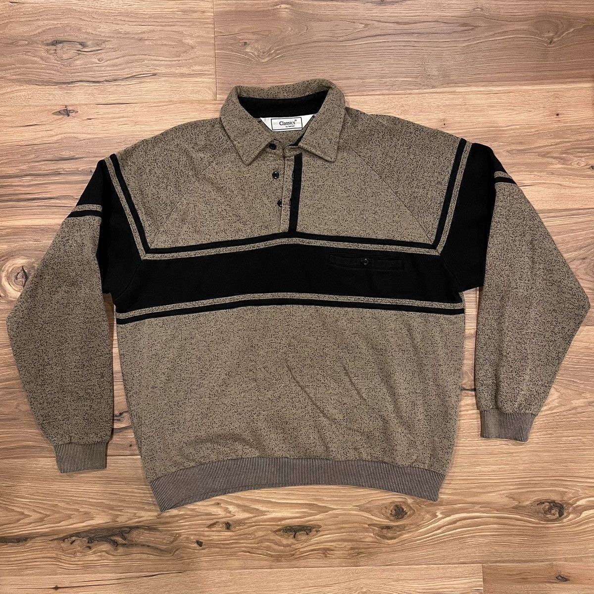 Other Vintage Classics by Palmland Brown Banded Polo XL Striped Size US XL / EU 56 / 4 - 1 Thumbnail