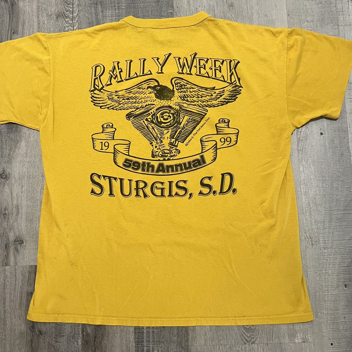 Russell Athletic × Vintage VTG Sturgis Bike Week 1999 Motorcycle Rally T Shirt Size US L / EU 52-54 / 3 - 2 Thumbnail