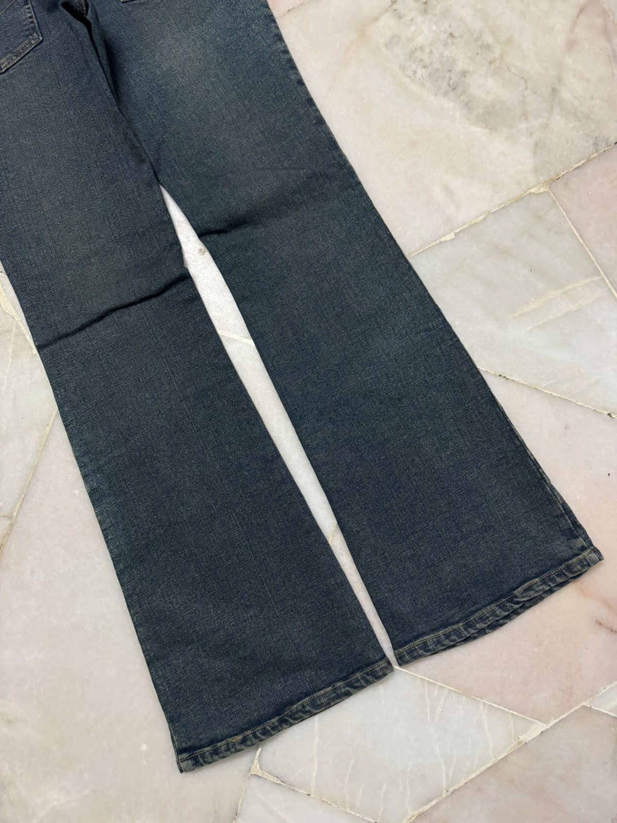 Designer 💥FLARED💥VINTAGE JAPANESE S.P.E BOOTCUT MUDWASH JEANS Size US 29 - 10 Thumbnail