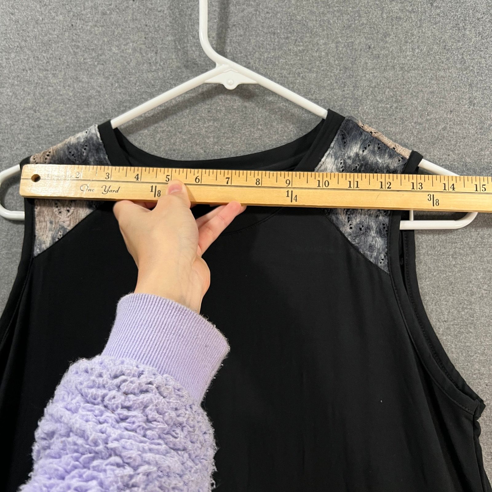 Other LOGO by Lori Goldstein Petite Rayon Dress with Tie-Dye Hem Size S / US 4 / IT 40 - 8 Thumbnail