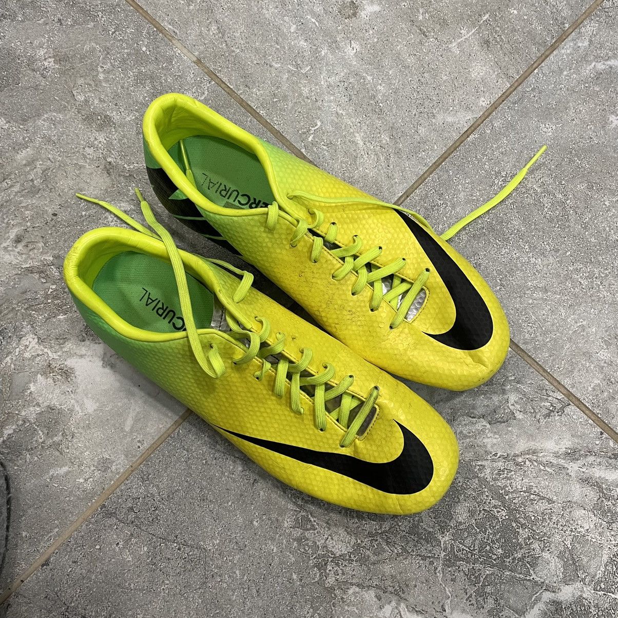 Nike × Pro Player Rare NIKE mercurial FOOTBALL BOOTS green shoes pro football Size US 8.5 / EU 41-42 - 6 Thumbnail