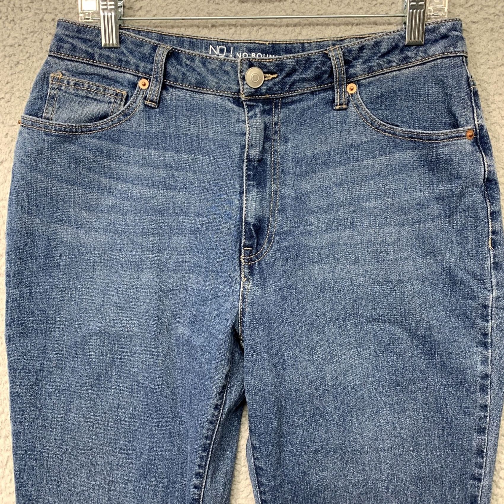 Vintage No Boundaries Ankle Jeans Women’s Size 11 Stretch Denim Straight Blue 5-Pockets Jeans Women Regular Size 11 Blue Stretch Size 32" / US 10 / IT 46 - 2 Thumbnail