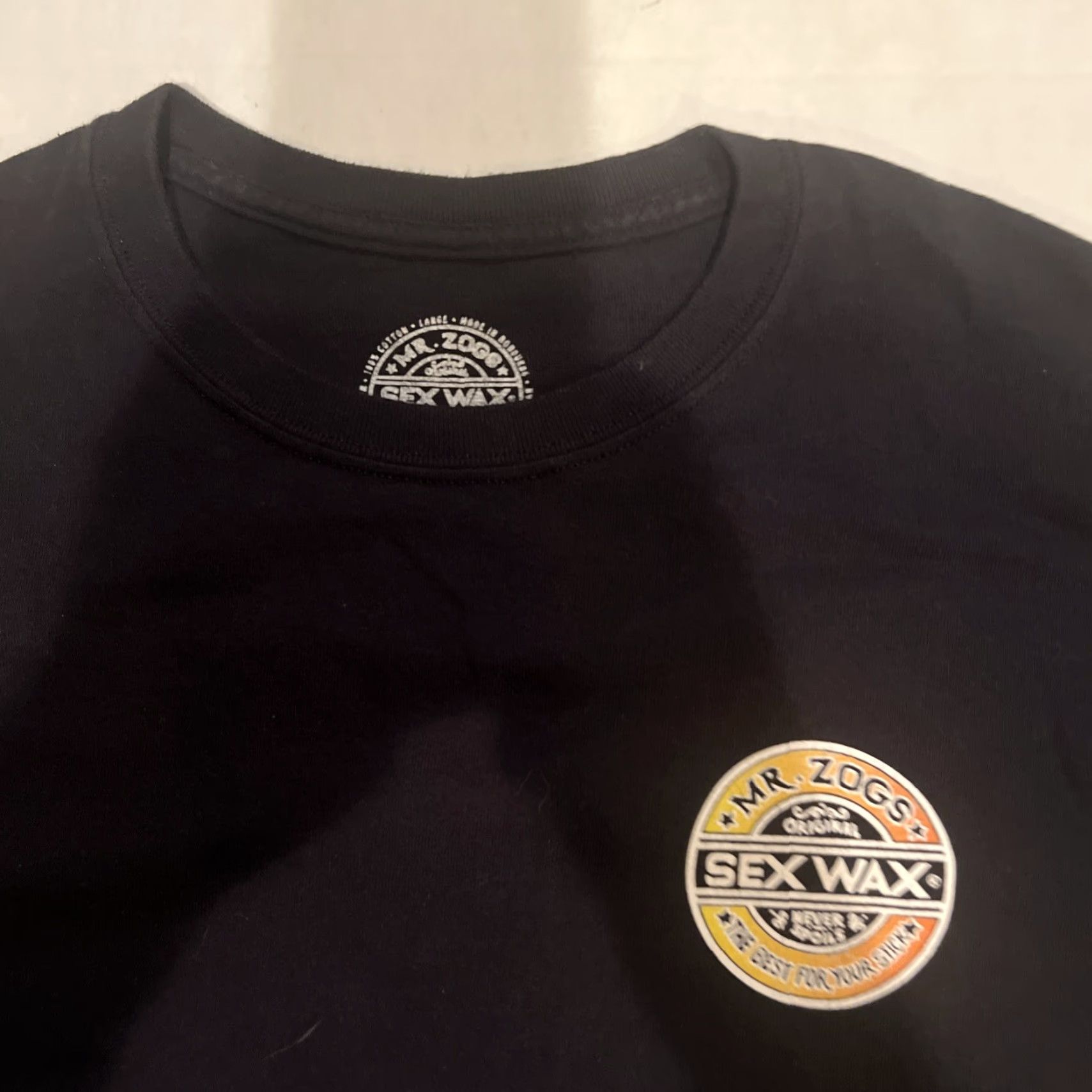 Vintage VINTAGE Mr. Zogs Sex Wax Sunrise Sunset Shirt Adult Large Black Graphic Print 90s Surfer Mens Size US L / EU 52-54 / 3 - 3 Thumbnail