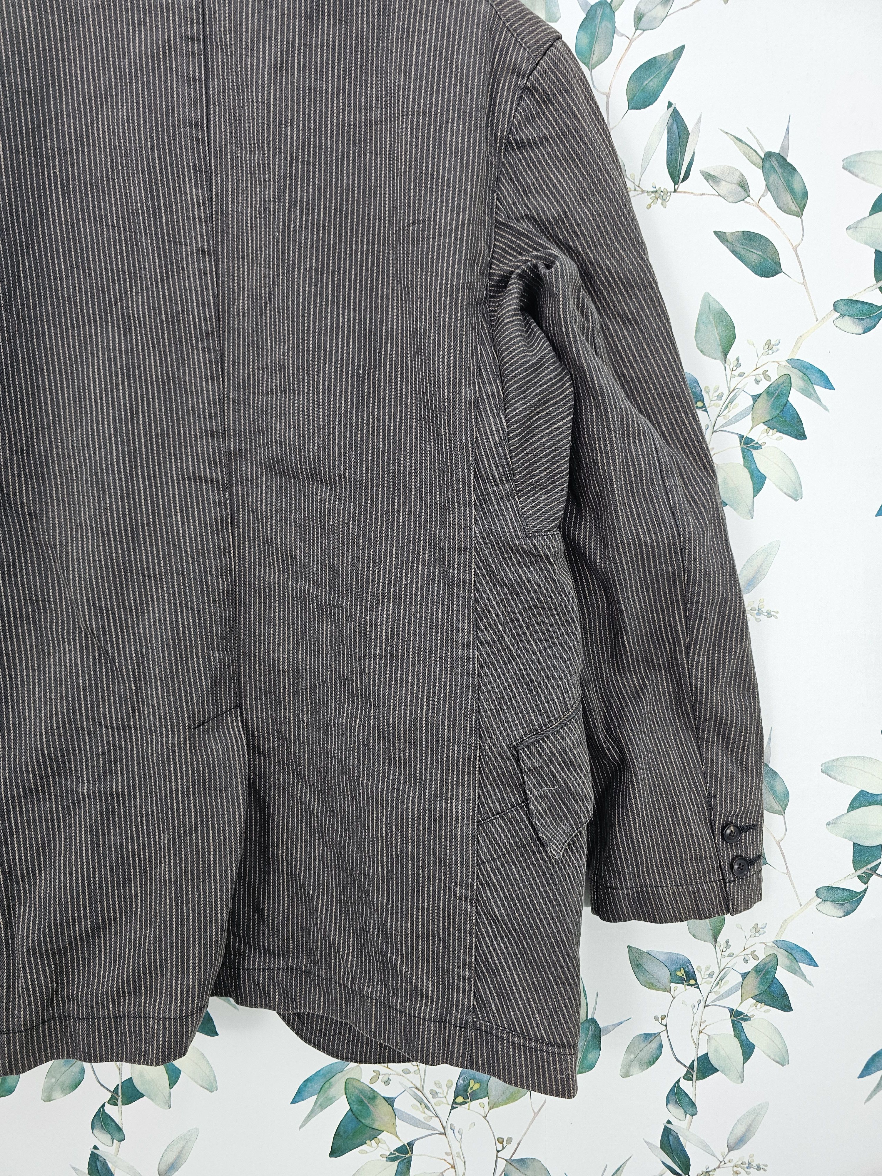 Japanese Brand Japanese Brand TABLOID NEWS Striped Blazer Jacket J0114 Size US M / EU 48-50 / 2 - 6 Thumbnail