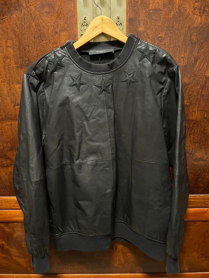 Givenchy Givenchy Lambskin Star Patch Sweatshirt - dmc Size US L / EU 52-54 / 3 - 1 Thumbnail