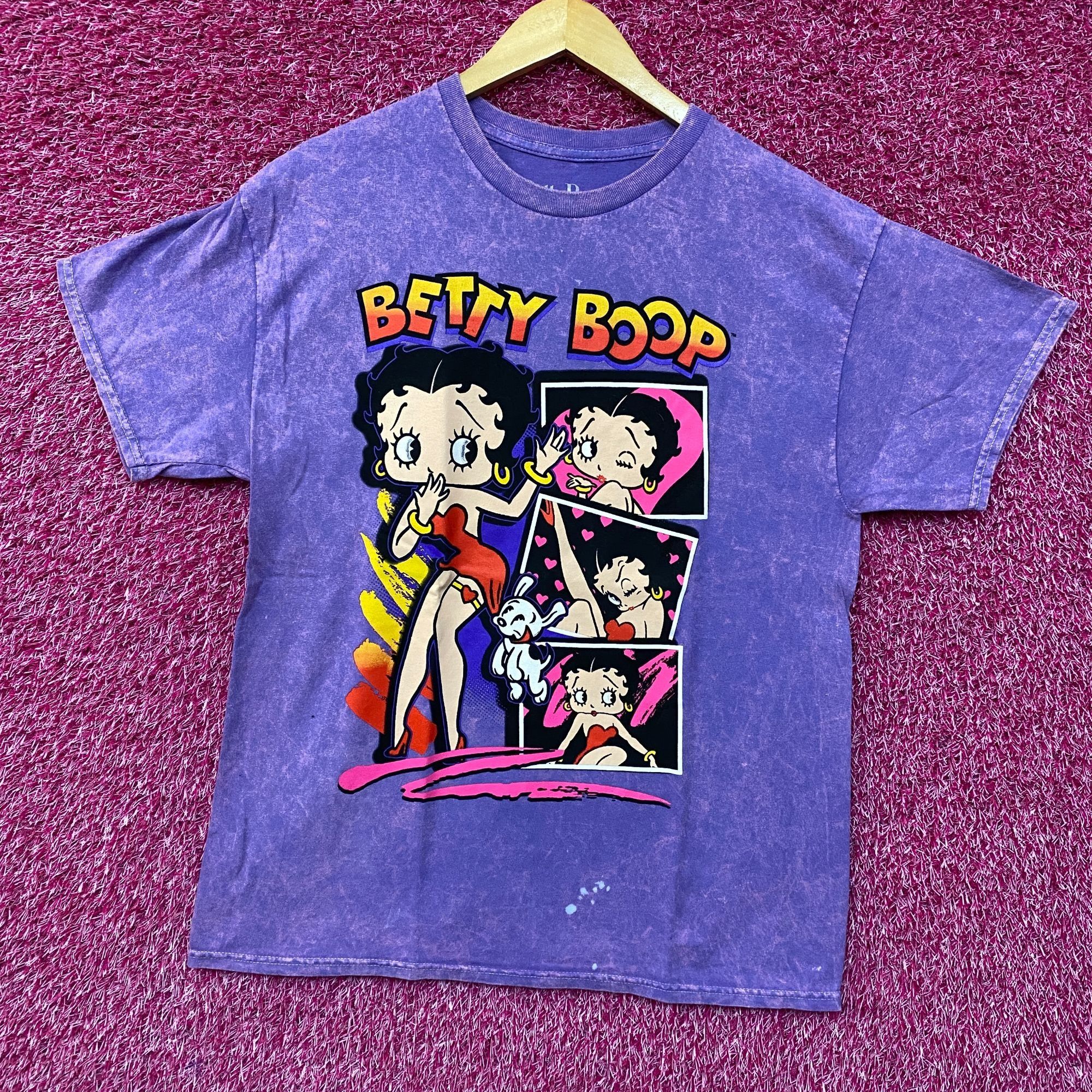 Other Betty Boop Polaroid Queen Collage Purple T-Shirt Medium Size US M / EU 48-50 / 2 - 1 Thumbnail