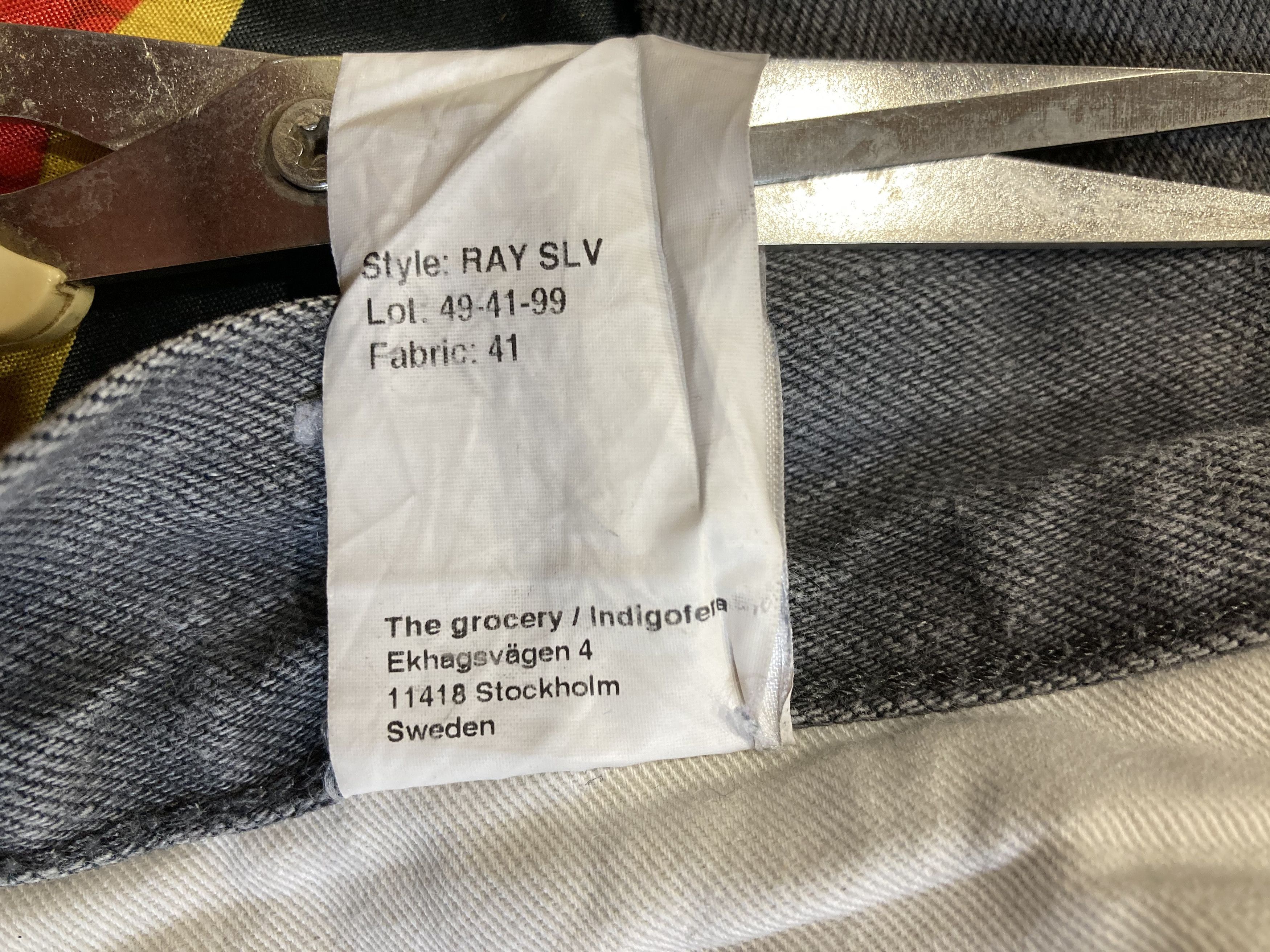 Indigofera Indigofera Ray Jeans Gray Selvedge Denim Size US 34 / EU 50 - 7 Thumbnail