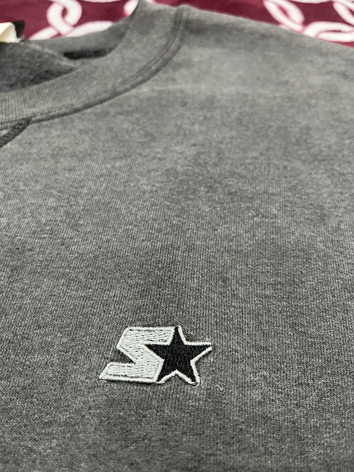Starter × Vintage 🔥Vintage Starter Logo Distressed Faded Crewneck Sweatshirt Size US XL / EU 56 / 4 - 8 Thumbnail