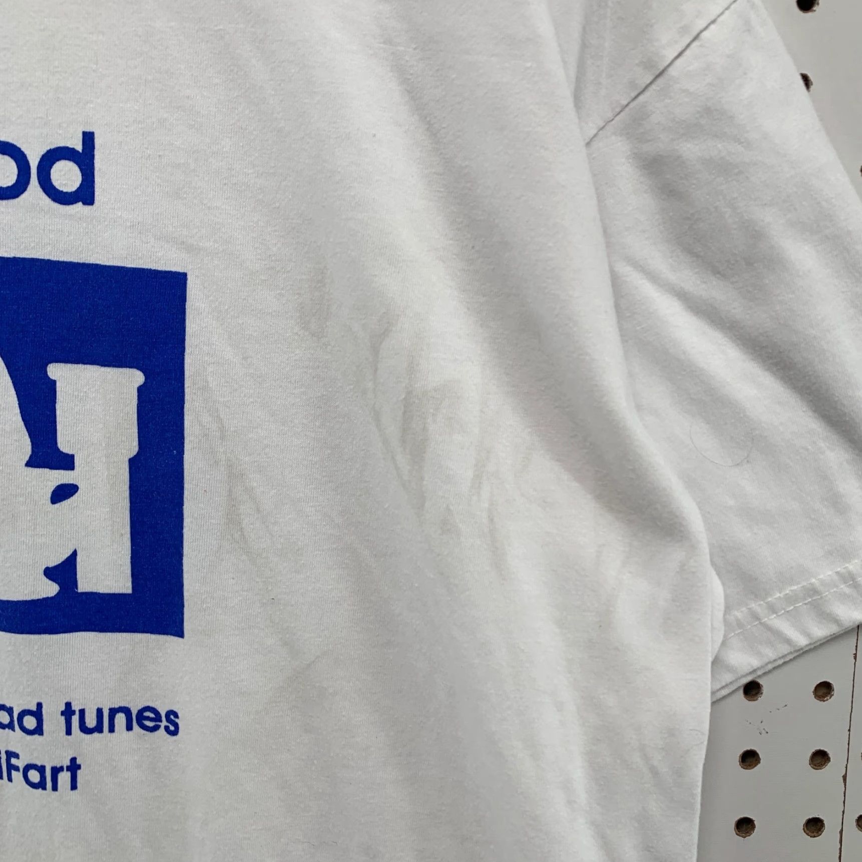 Apple I Poopd Apple Funny Parody Shirt Mens Large White Short Sleeve 20x27 Size US L / EU 52-54 / 3 - 7 Thumbnail