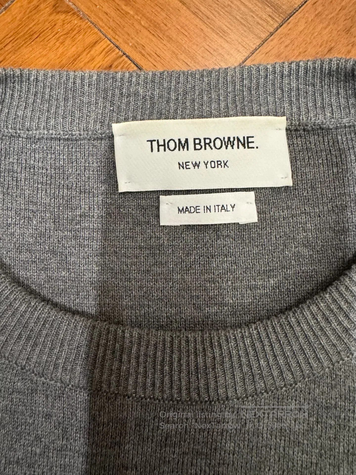 Thom Browne thom browne thick gray sweater for men. Size US M / EU 48-50 / 2 - 2 Thumbnail