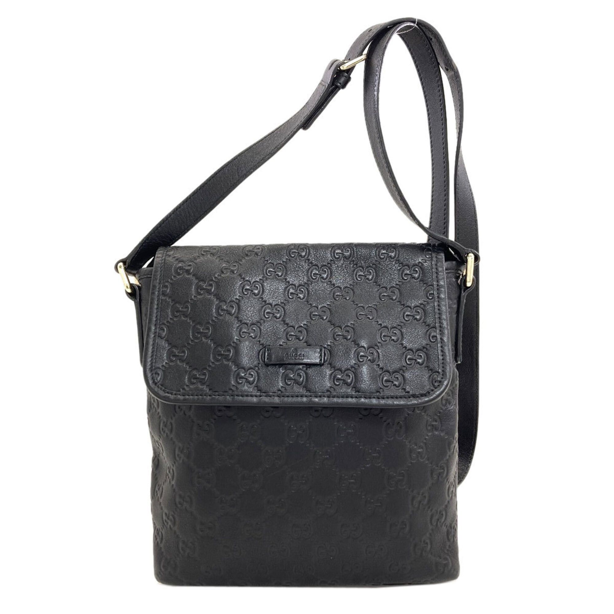 Gucci Gucci 223666 GG Signature Shima Shoulder Bag Calfskin Women's GUCCI Size ONE SIZE - 1 Thumbnail